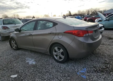 2013 Hyundai Elantra Gls from USA, damaged, VIN 5NPDH4AEXDH374958